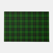 Forbes tartan green black kariert fußmatte (Vorderseite)
