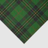 Forbes tartan green black kariert seidenpapier (Detail)