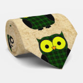 Forbes Tartan Kariert Owl Krawatte (Gerollt)