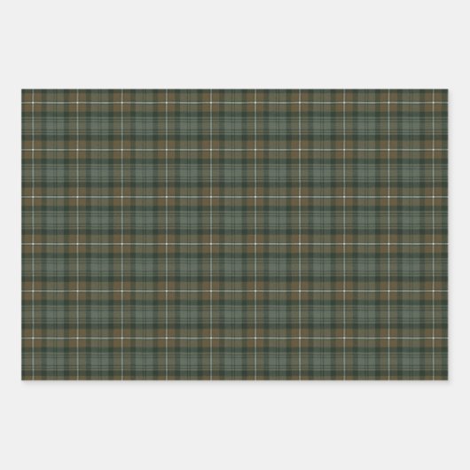 Forbes Weathered Original Scottish Tartan Geschenkpapier Set (Vorderseite)