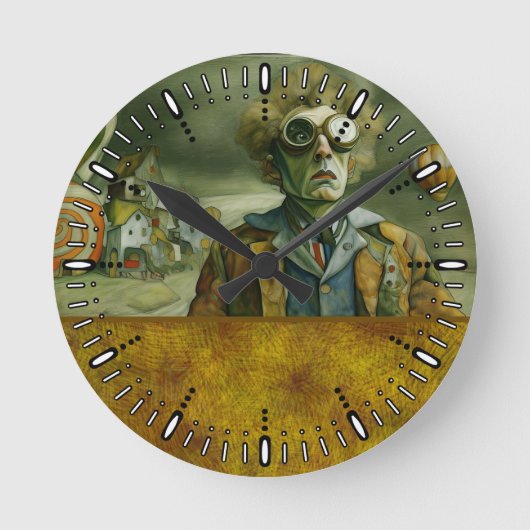 Forboarding Runde Wanduhr (Vorderseite)