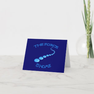 Force is Zuhause Frisbee Karte