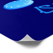 Force is Zuhause Frisbee Poster (Ecke)