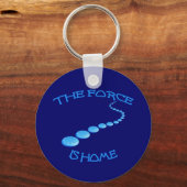 Force is Zuhause Frisbee Schlüsselanhänger (Vorderseite)