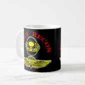 Force Recon Diver Jumpblack Kaffeetasse (Vorderseite Links)