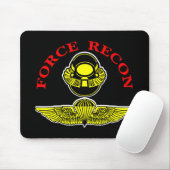 Force Recon Diver Jumpblack Mousepad (Mit Mouse)