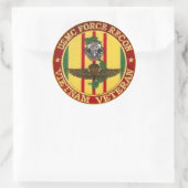 FORCE RECON VIETNAM VETERAN RUNDER AUFKLEBER (Tasche)