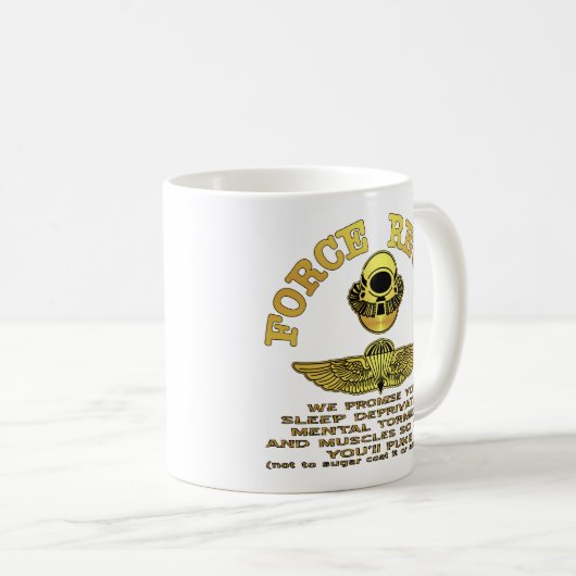 Force Recon Wir versprechen Ihnen... Kaffeetasse (VorderseiteRechts)