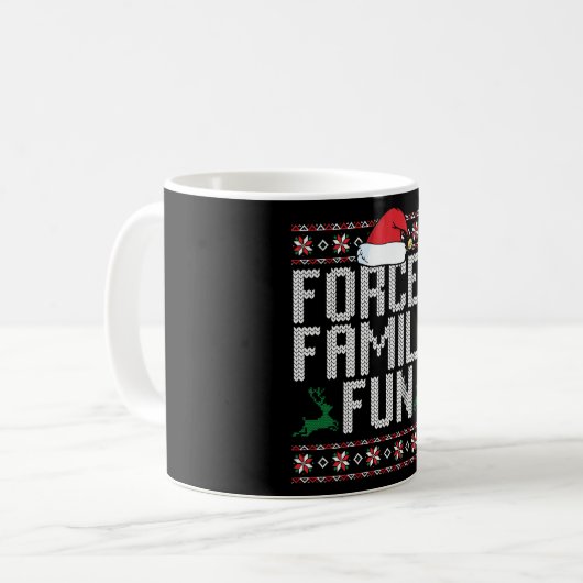 Forced Family Fun Kaffeetasse (Vorderseite Links)