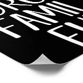 Forced Family Fun Sarcastic Christmas Eve  Poster (Ecke)