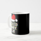 Forced Family Fun Sarcastic Christmas Funny Gift Kaffeetasse (Vorderseite Links)