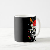 Forced Family Fun Sarcastic Christmas Funny Men Wo Kaffeetasse (VorderseiteRechts)