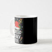 Forced Family Fun Sarcastic Christmas Funny Men Wo Kaffeetasse (Vorderseite Links)