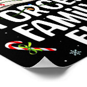 Forced Family Fun Sarcastic Christmas Funny Men Wo Poster (Ecke)
