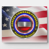 Forces Command FORSCOM Fotoplatte (Vorderseite)