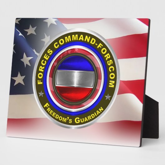 Forces Command FORSCOM Fotoplatte (Seite)