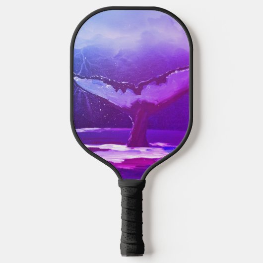 "Forces of Nature" Orca Schwanz Pickleball Schläger (Vorderseite)