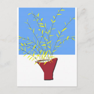 Forcythia Postkarte