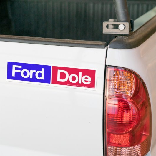 Ford 1976 Dole für Präsidenten Autoaufkleber (Auf Lkw)