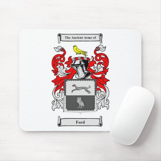 Ford-(englisches) Wappen Mousepad (Mit Mouse)