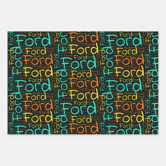 Ford Geschenkpapier Set (Vorderseite 3)