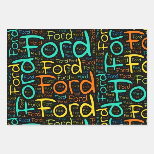 Ford Geschenkpapier Set (Vorderseite 2)