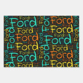 Ford Geschenkpapier Set (Vorderseite)