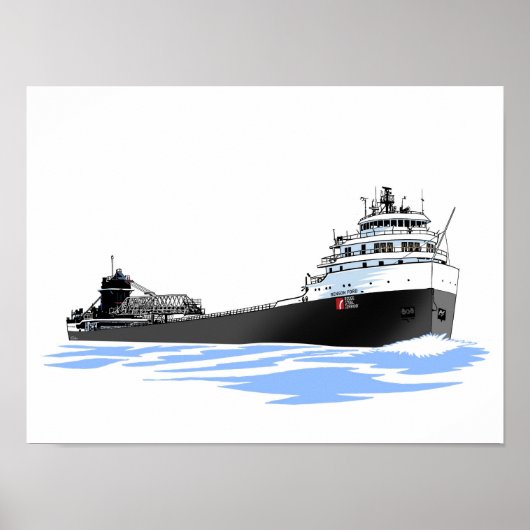 Ford "Great Lakes Freighter Benson" (3) Poster (Vorne)