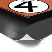 Ford GT40 No.4 Poster (Ecke)