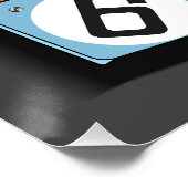 Ford GT40 No.6 Poster (Ecke)