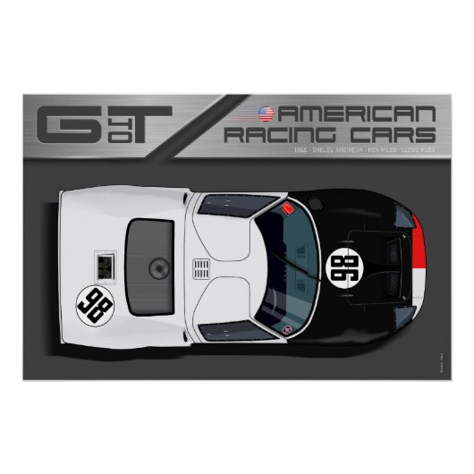Ford GT40 No.98 Poster (Vorderseite)
