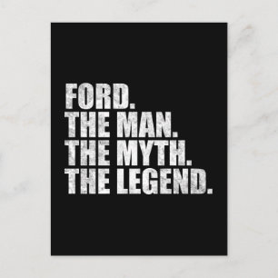 Ford Name, Ford Der Mann Der Mythos Die Legende Postkarte
