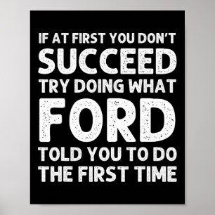 Ford Name Personalisiert Geburtstag Funny Christma Poster