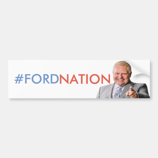 Ford-Nations-Autoaufkleber Autoaufkleber (Vorne)