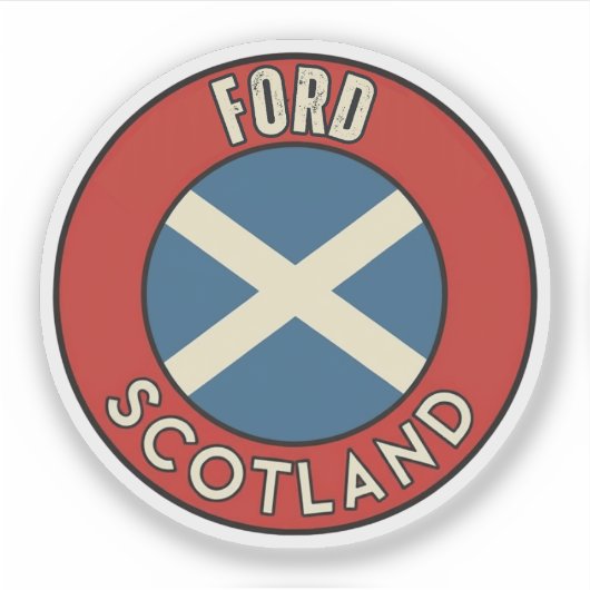Ford, Schottland Aufkleber (Vorderseite)