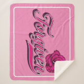 Forded Hibiskus Sherpa Blanket Sherpadecke (Vorderseite)