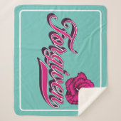 Forded Hibiskus Sherpa Blanket Sherpadecke (Vorderseite)