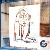 Forded Prodigal Son-Bild Fensteraufkleber (Café-Fenster)