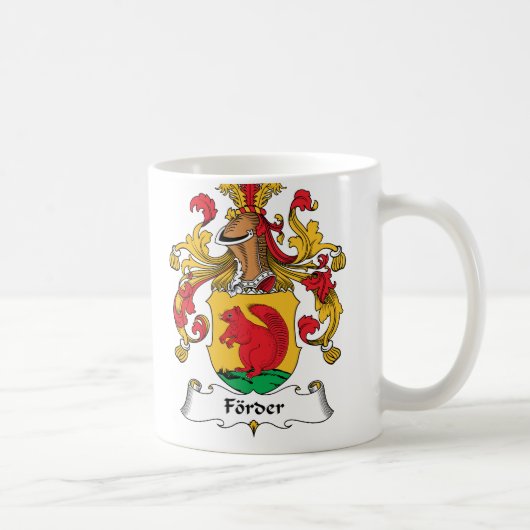 Forder Familienwappen Kaffeetasse (Rechts)