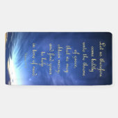 Förderbanner - Hebräische 4:16 Banner (Horizontal)