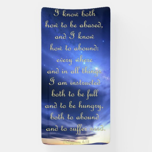 Förderbanner - Philippinen 4:12 Banner (Vertikal)