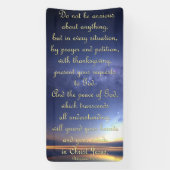 Förderbanner - Philippinen 4:6-7 Banner (Vertikal)