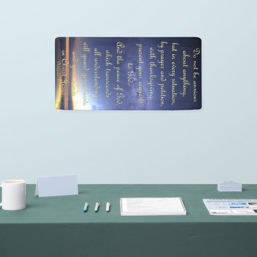 Förderbanner - Philippinen 4:6-7 Banner (Messe)