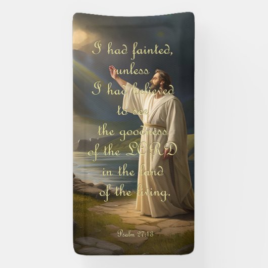 Förderbanner - Psalm 27:13 Banner (Vertikal)