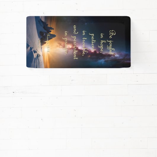 Förderbanner - Römer 12:12 Banner (InSitu)