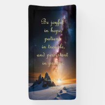 Förderbanner - Römer 12:12