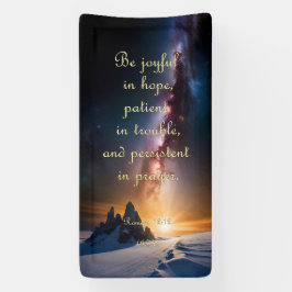 Förderbanner - Römer 12:12 Banner