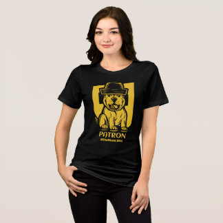 Förderin des ukrainischen Hundes - Fett grafische Tri-Blend Shirt