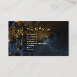 Fördern Sie - Fraktal-Kunst Visitenkarte