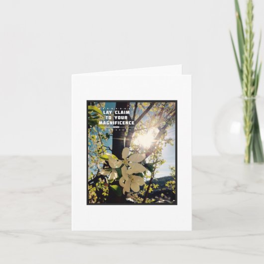 Fordern Sie Ihre Bonuskarte an - Leere im Inneren Karte (Vorderseite)